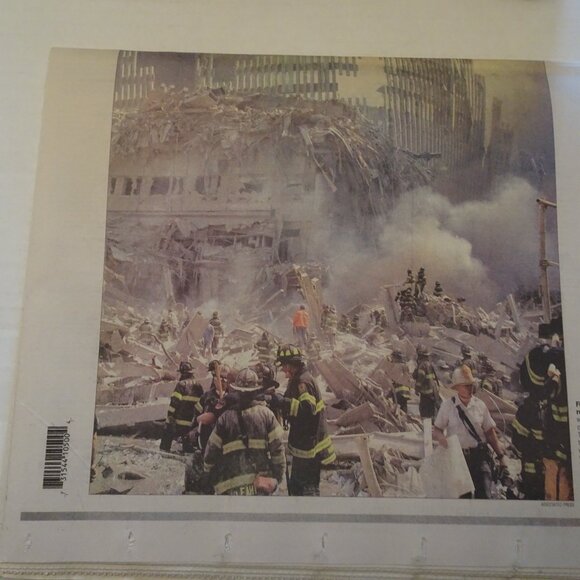Milwaukee Journal Sentinel - September 12, 2001 - ATTACKED 9/11 Newspaper - Picture 2 of 4